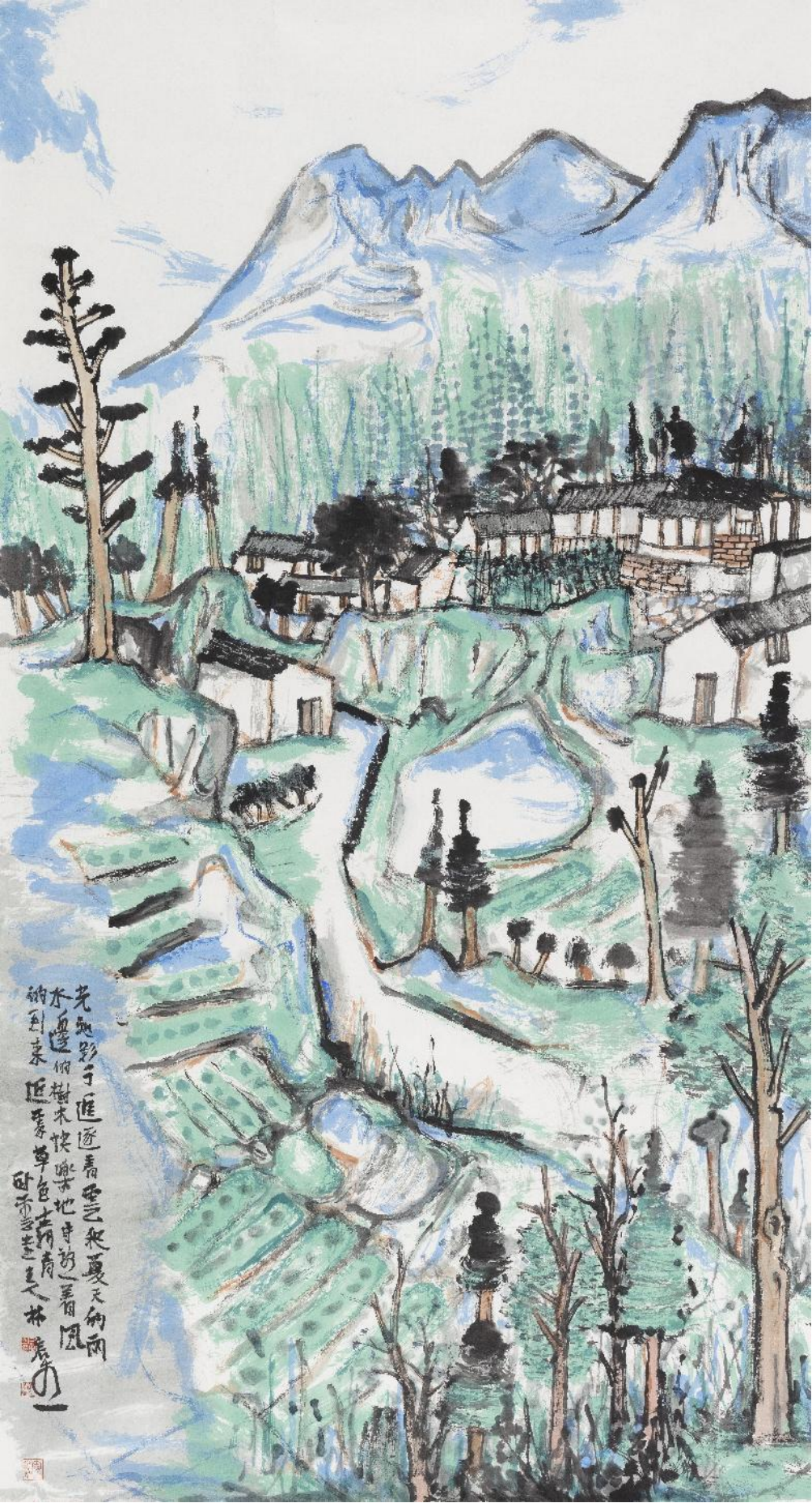 《山水圈·研山会2025学术专辑》丨林容生：对景写生是借助自然物象来重新寻找画面结构的一种方法