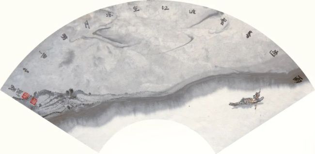 梁明·山水画丨山间清幽、云雾缭绕，是对宁静深远之境的无限向往