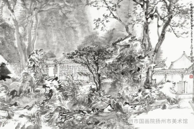 以“水墨雕塑”的造型风格突破自我，致敬传统 | “周京新画展”今日在扬州市美术馆开展