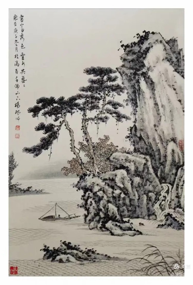 杨枫·山水画 | “貌古而实新”的简淡画面蕴含着丰富的笔墨和飘逸的诗意