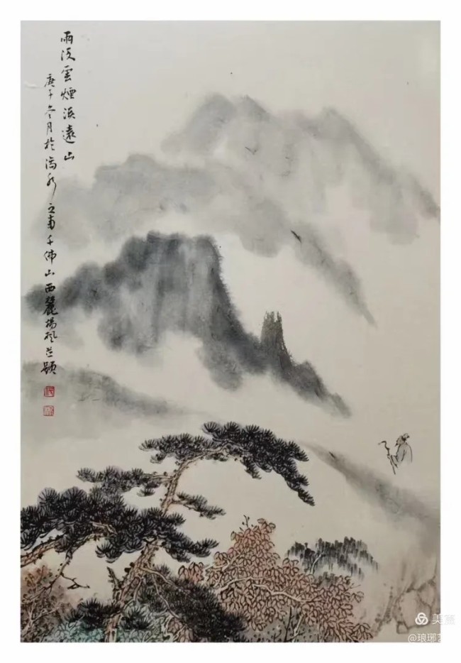 杨枫·山水画 | “貌古而实新”的简淡画面蕴含着丰富的笔墨和飘逸的诗意