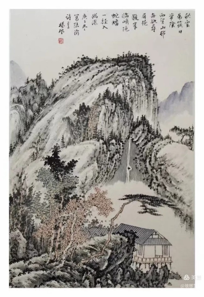 杨枫·山水画 | “貌古而实新”的简淡画面蕴含着丰富的笔墨和飘逸的诗意