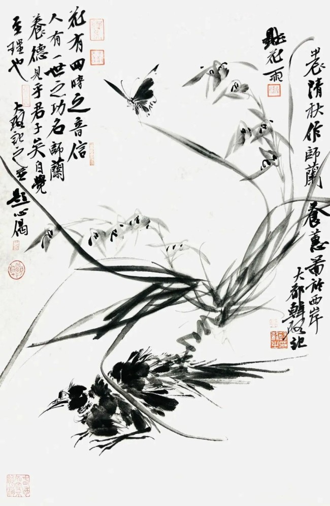 韩璐·水墨画丨画外话有声，画外画有思