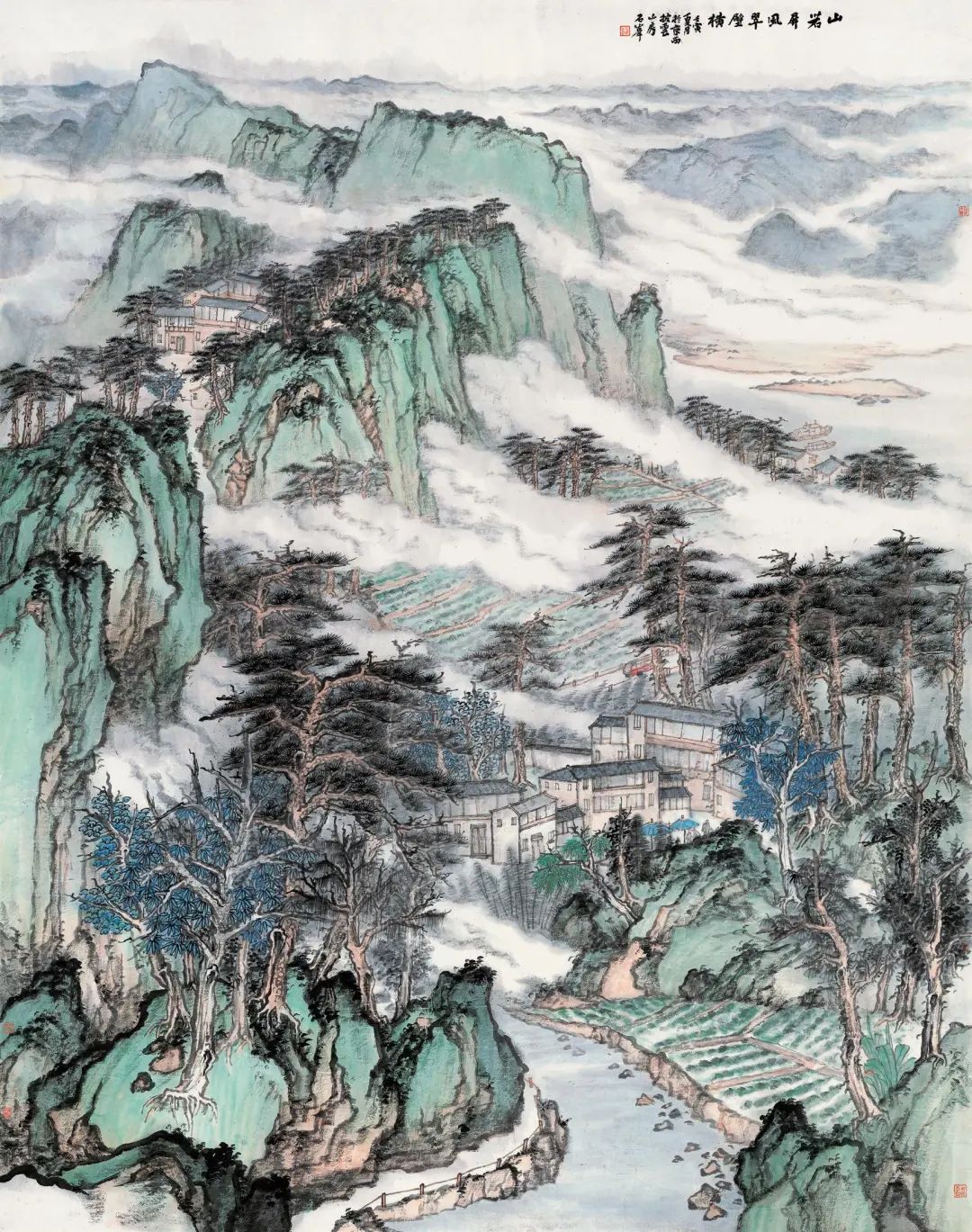 石峰·山水画 | 以苍茫清润之境，令青绿山水焕发时代呼吸