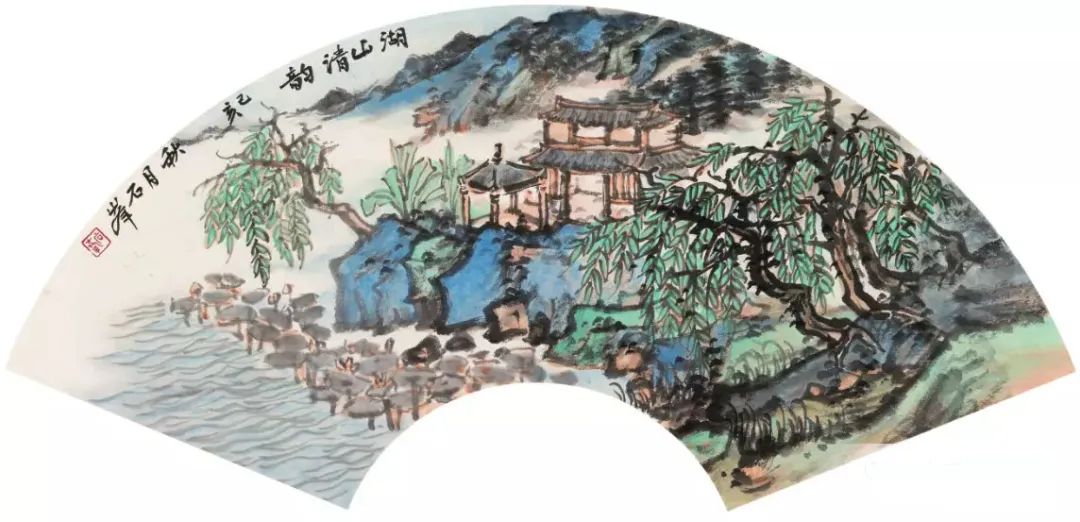 石峰·山水画 | 以苍茫清润之境，令青绿山水焕发时代呼吸