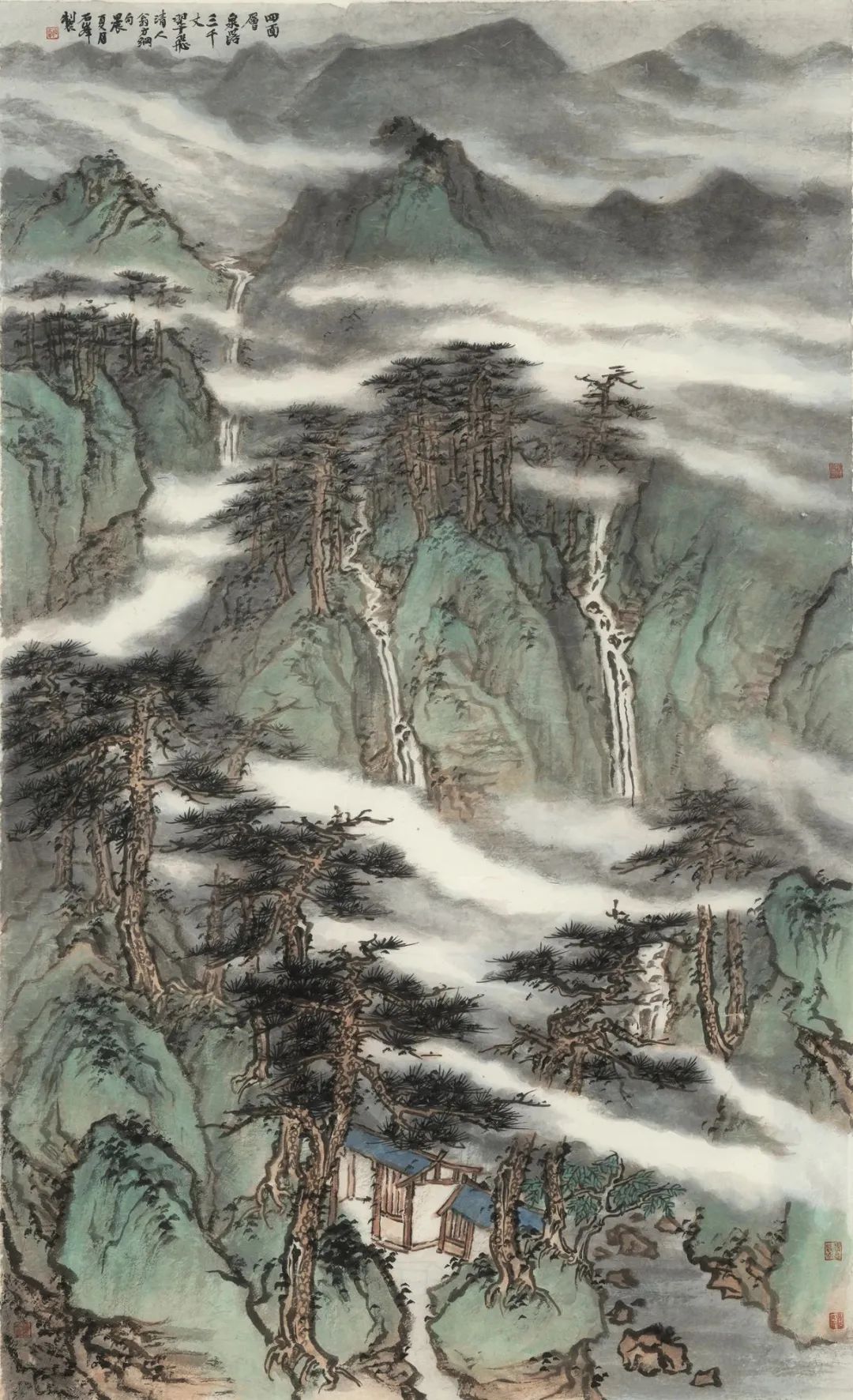 石峰·山水画 | 以苍茫清润之境，令青绿山水焕发时代呼吸