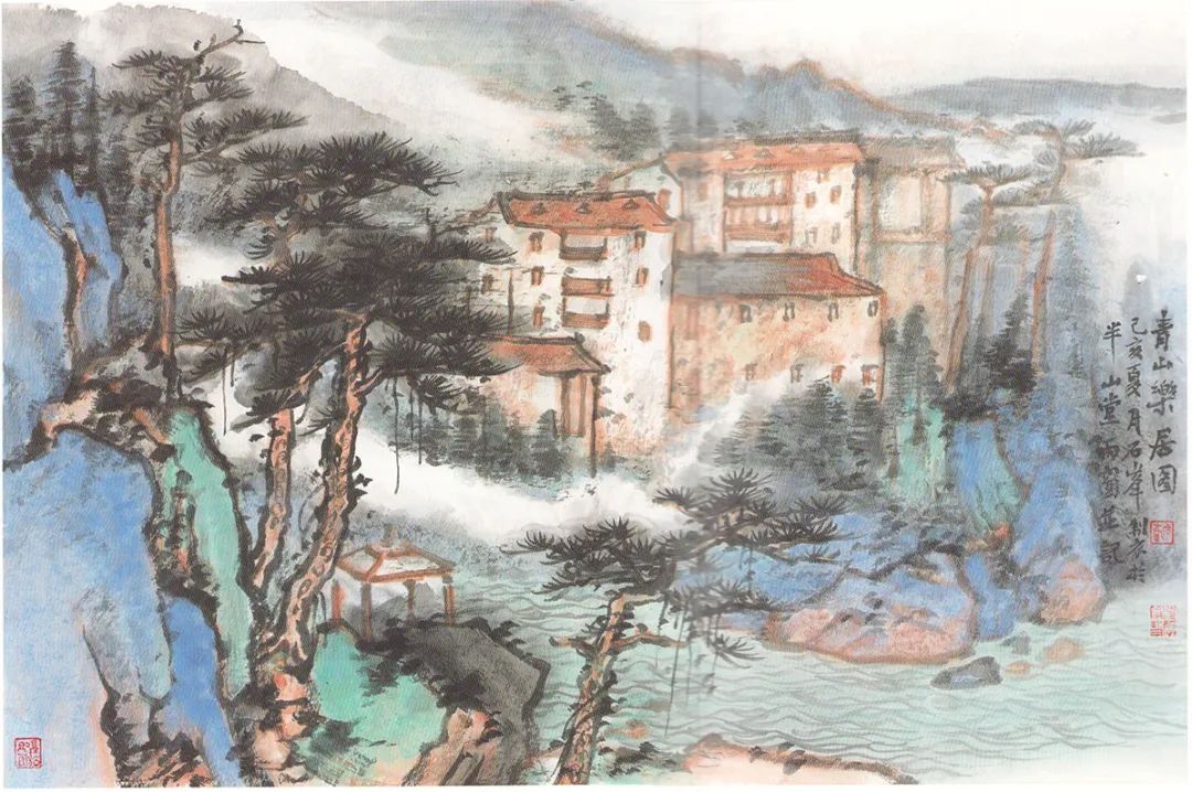 石峰·山水画 | 以苍茫清润之境，令青绿山水焕发时代呼吸