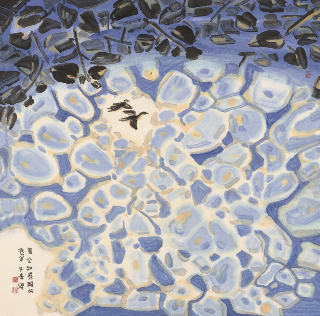 徐冬青·花鸟画 | “尽精微、致广大”，让传统的花鸟画幻化出充满诗性的浪漫气质