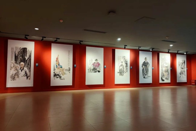 “丹青荟萃——当代中国人物画名家展”在书画频道美术馆开展，展期至3月9日