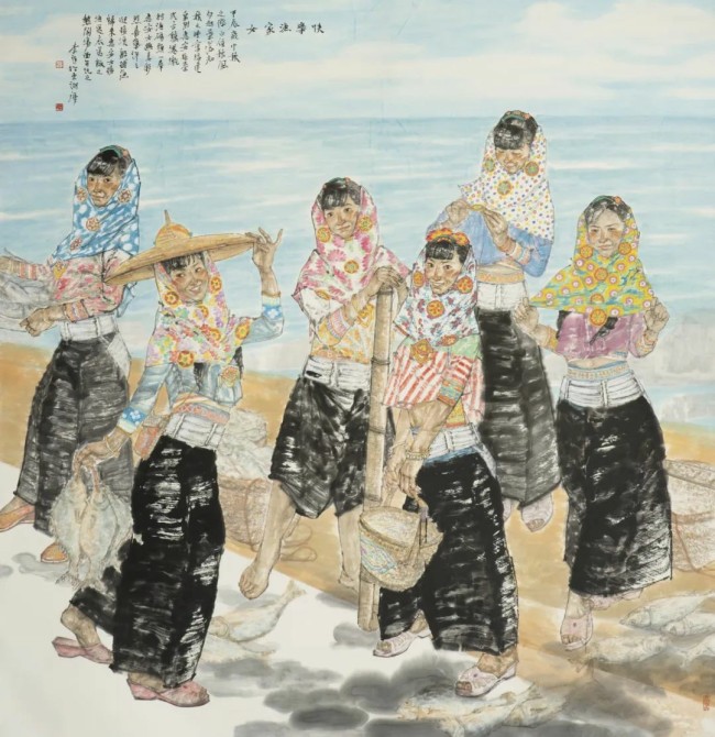 “丹青荟萃——当代中国人物画名家展”在书画频道美术馆开展，展期至3月9日