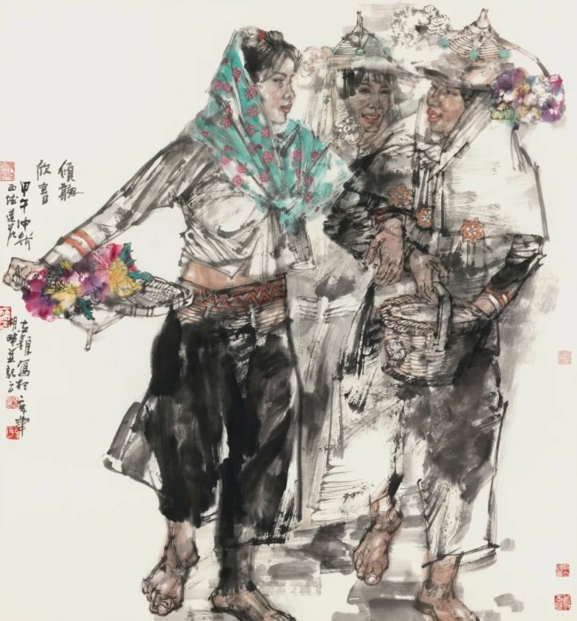 “丹青荟萃——当代中国人物画名家展”在书画频道美术馆开展，展期至3月9日