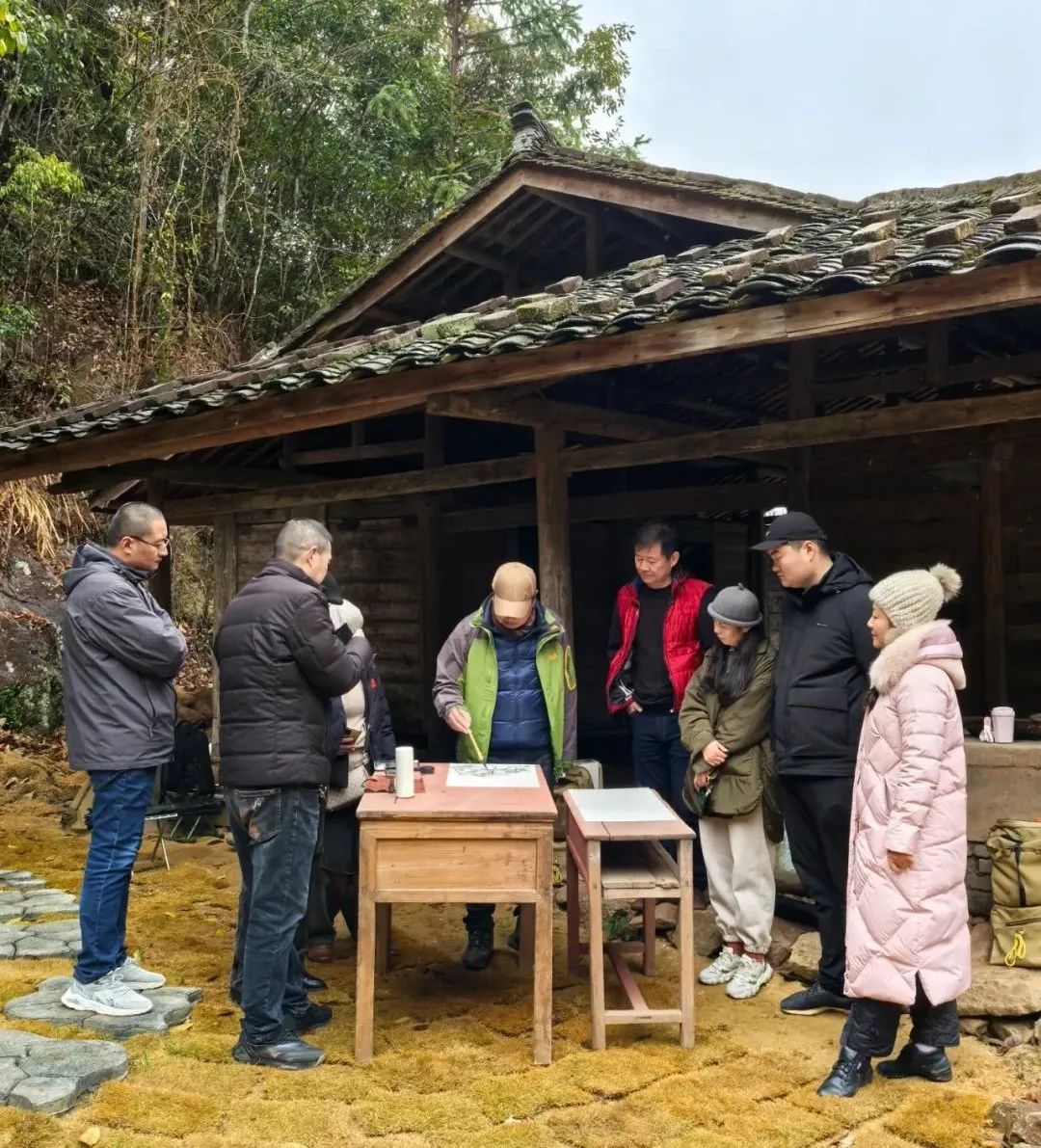 “中国国家画院贾荣志山水画高研班写生作品展”在福建省文艺创作（泰宁）基地开展