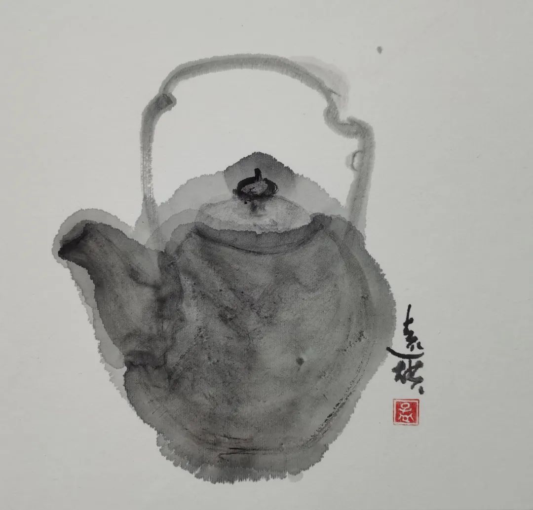 孟远烘·水墨作品 | 每一滴墨的晕染、每一处留白的呼吸，都成为个体生命与永恒宇宙共振的印记