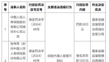 因保险代理人管理不到位，中国人民人寿保险潍坊中心支公司及相关责任人合计被罚48万元