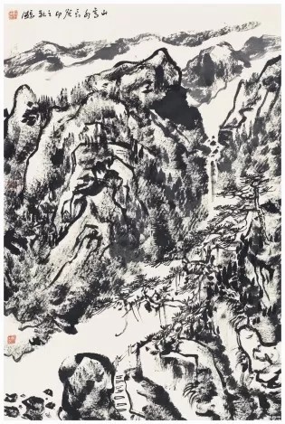 谭长德·山水画丨以丰富墨色和灵动笔触描绘衡山之美，将其悠久的历史文脉娓娓道来