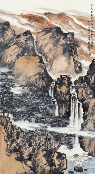 谭长德·山水画丨以丰富墨色和灵动笔触描绘衡山之美，将其悠久的历史文脉娓娓道来