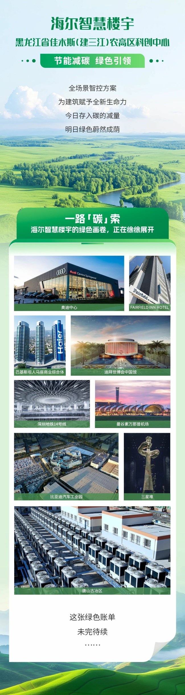 打造差异化供热样板工程——海尔智慧楼宇赋能黑龙江省佳木斯（建三江）农高区科创中心