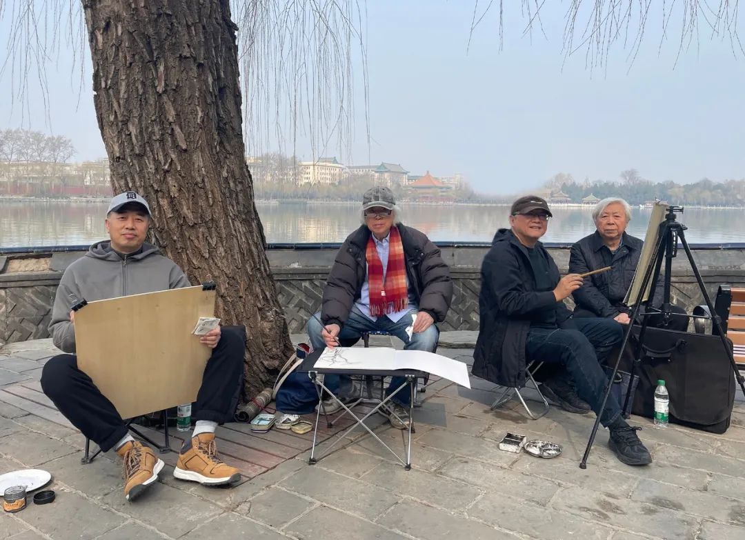 李伟·北京园林写生记｜墨色经纬间的时空对话