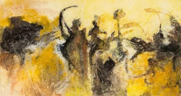 “彩韵墨象——谢天成艺术作品展”将于3月20日在北京画院美术馆开展
