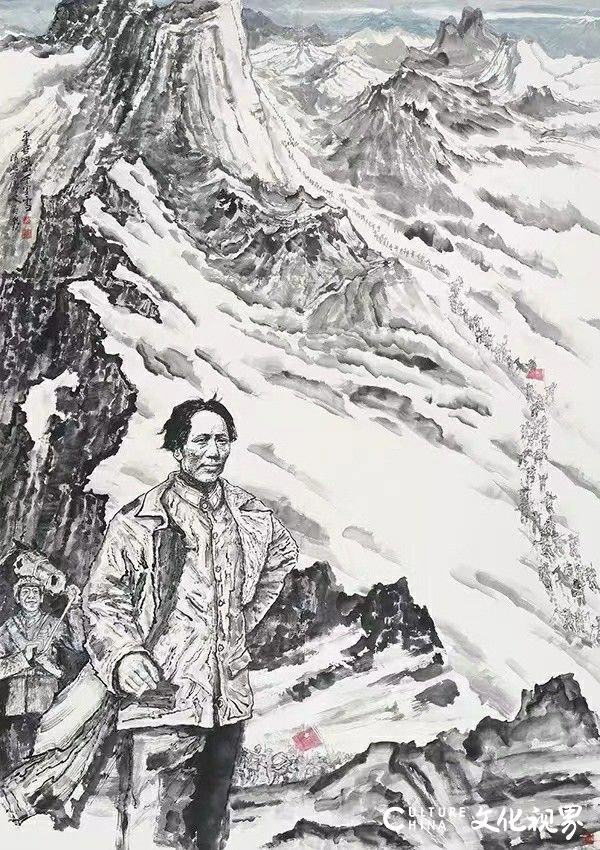 “中国精神——魏百勇中国画作品展”在山东省委党校成功展出二周年