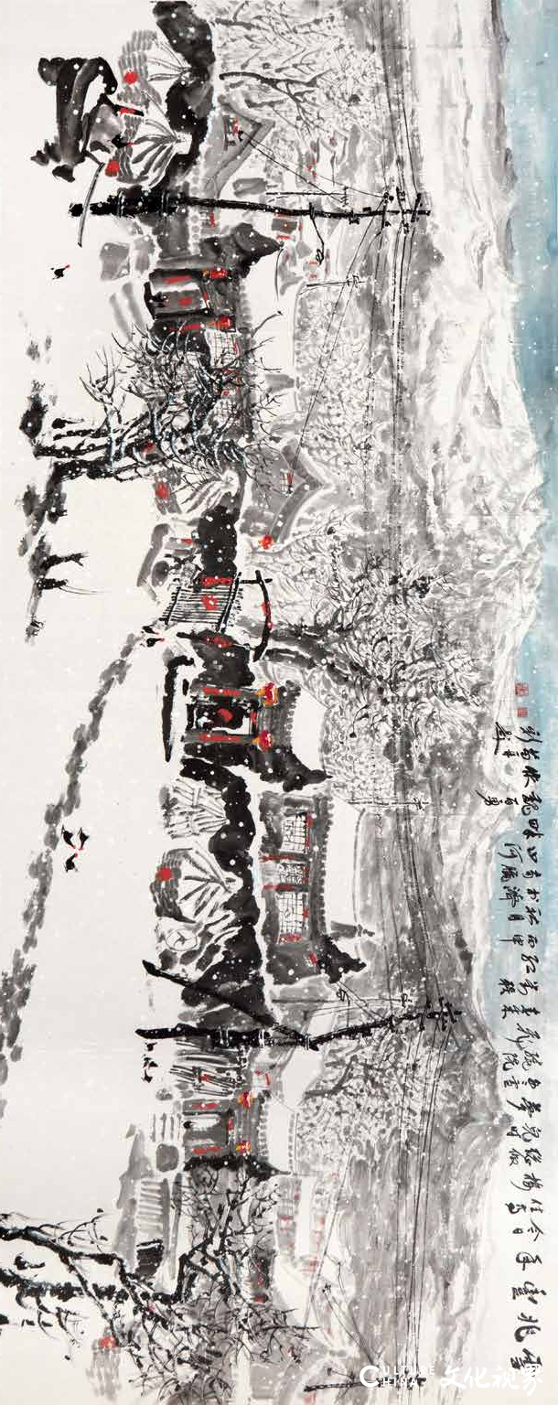 “中国精神——魏百勇中国画作品展”在山东省委党校成功展出二周年