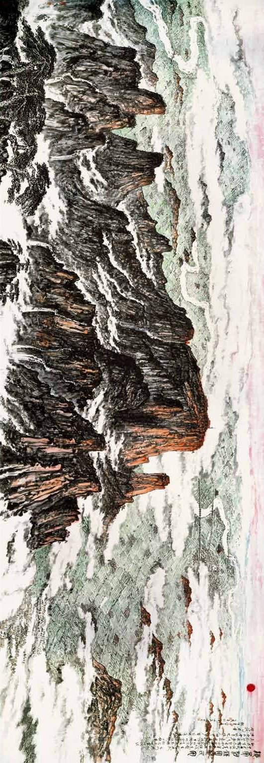 “中国精神——魏百勇中国画作品展”在山东省委党校成功展出二周年