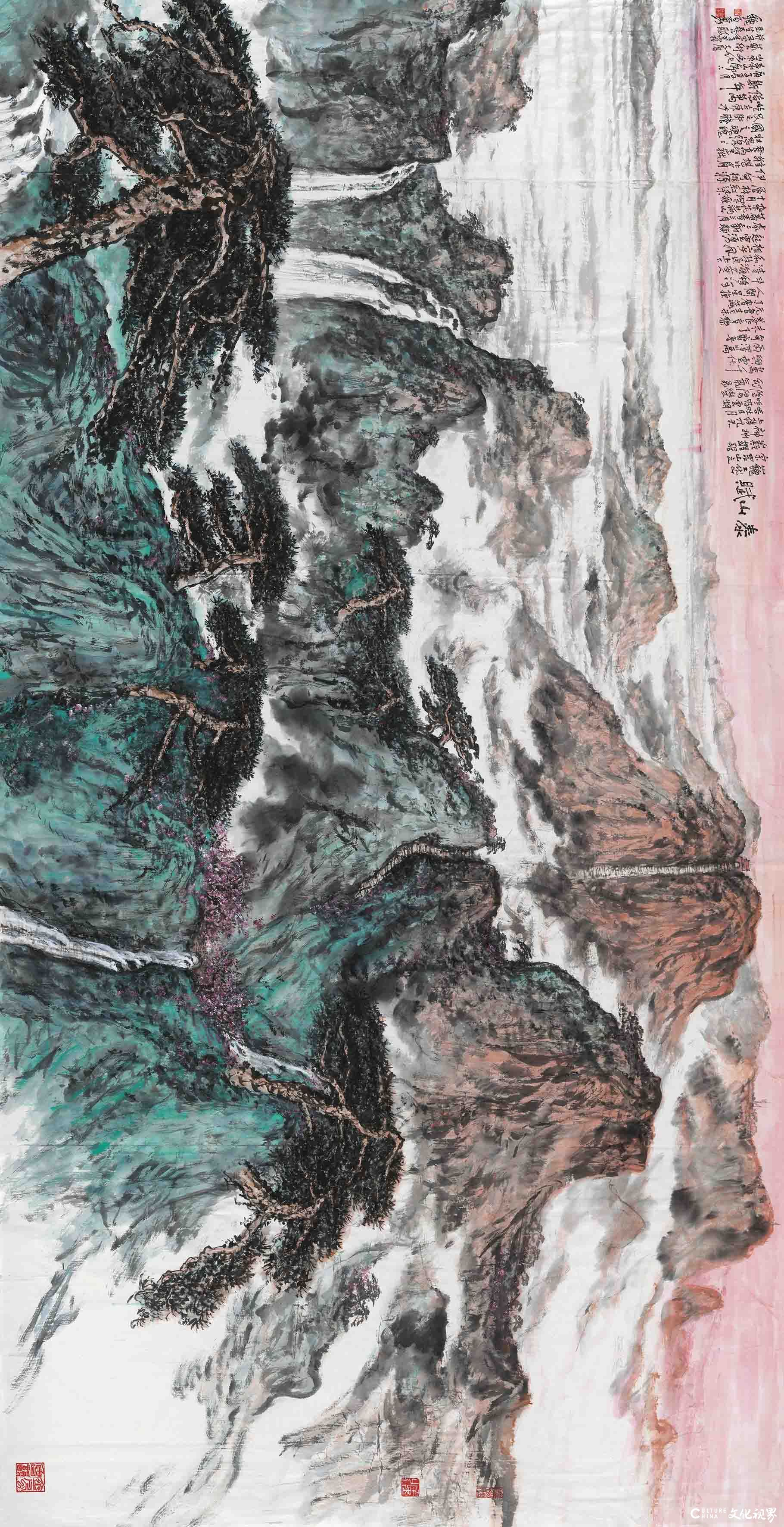 “中国精神——魏百勇中国画作品展”在山东省委党校成功展出二周年