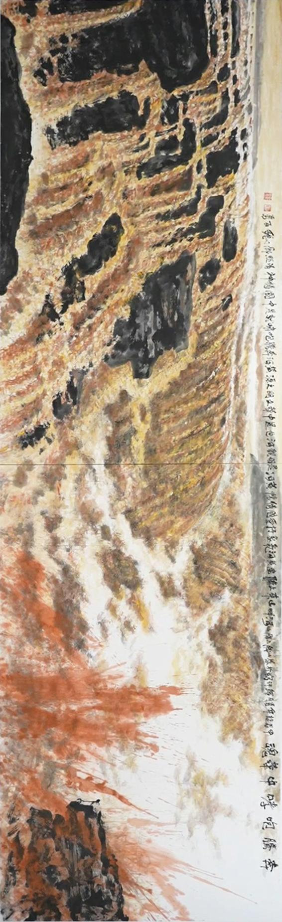 “中国精神——魏百勇中国画作品展”在山东省委党校成功展出二周年