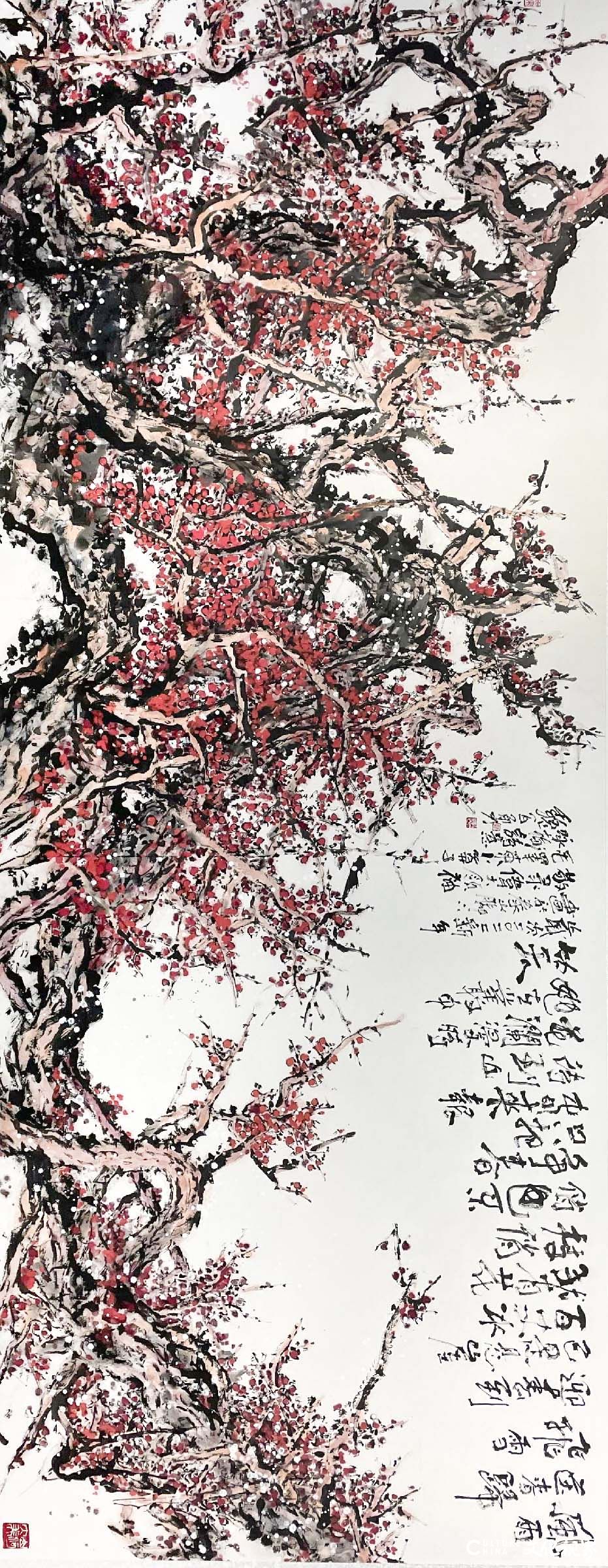 “中国精神——魏百勇中国画作品展”在山东省委党校成功展出二周年