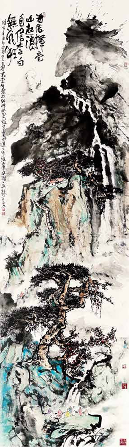 “中国精神——魏百勇中国画作品展”在山东省委党校成功展出二周年