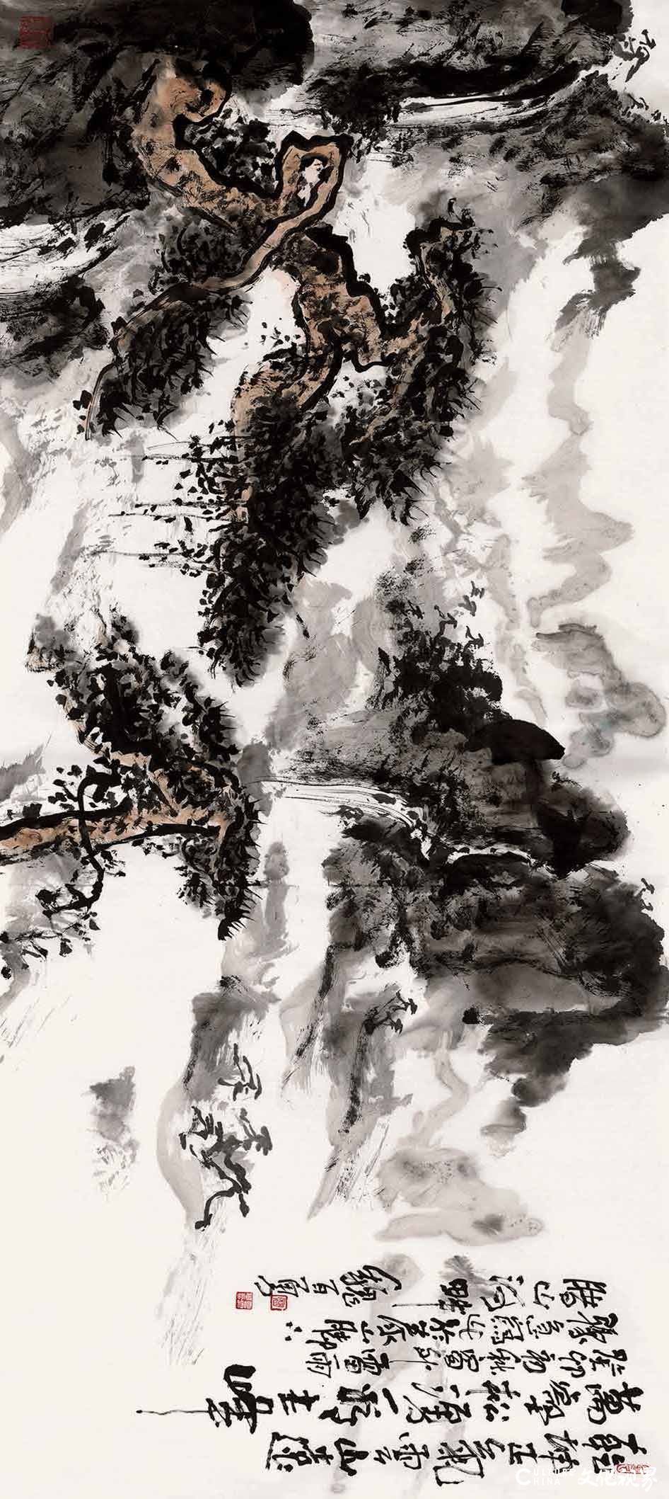 “中国精神——魏百勇中国画作品展”在山东省委党校成功展出二周年