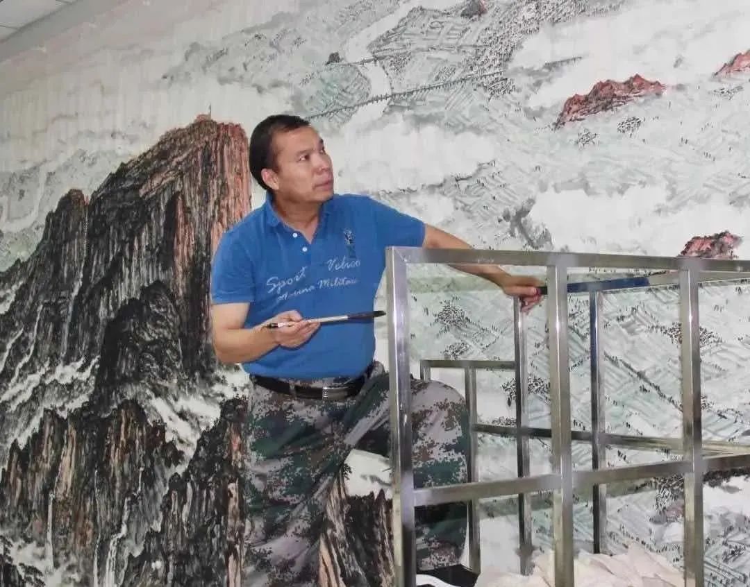 “中国精神——魏百勇中国画作品展”在山东省委党校成功展出二周年
