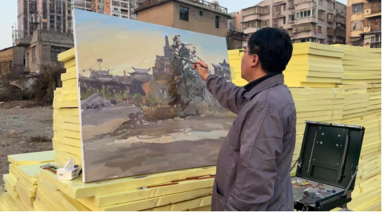 廖正定·风景油画写生 | 在大地的褶皱里触摸生命最初的质地