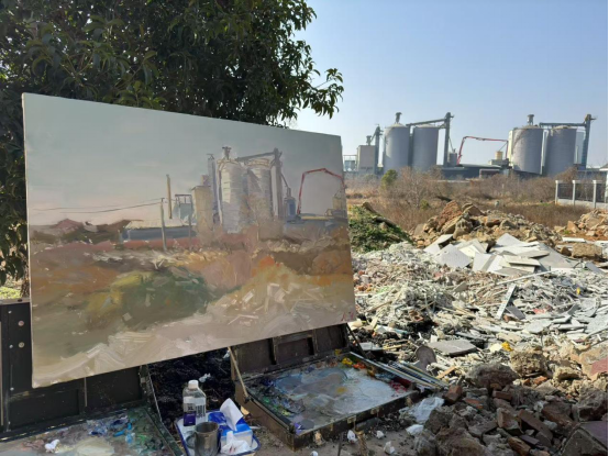 廖正定·风景油画写生 | 在大地的褶皱里触摸生命最初的质地