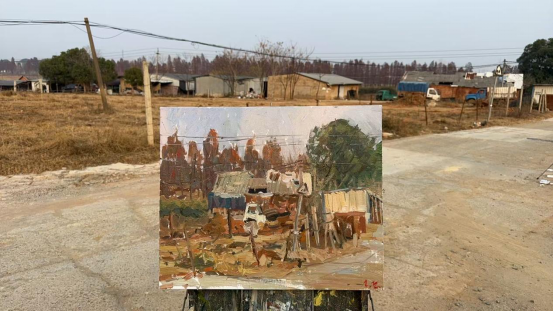 廖正定·风景油画写生 | 在大地的褶皱里触摸生命最初的质地