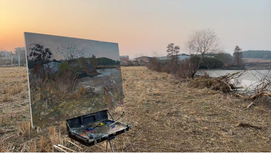 廖正定·风景油画写生 | 在大地的褶皱里触摸生命最初的质地