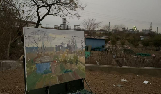 廖正定·风景油画写生 | 在大地的褶皱里触摸生命最初的质地