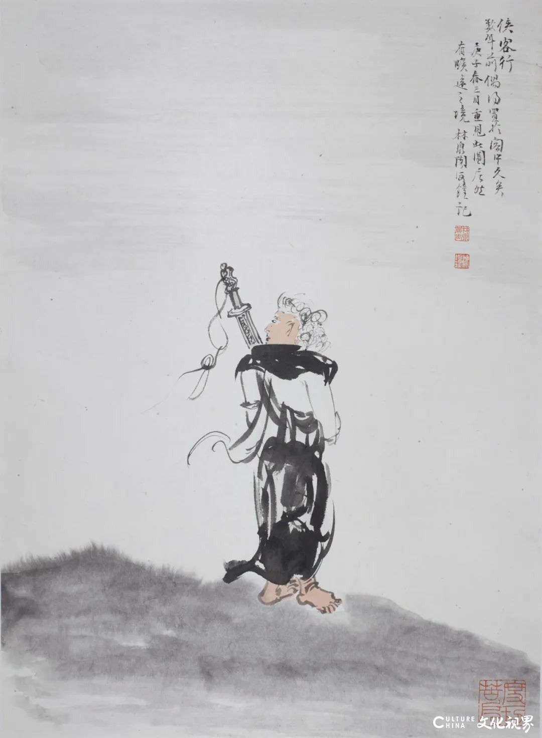 以纯粹笔墨行走天涯——林海钟迄今最大个展在京举办，展期至4月8日