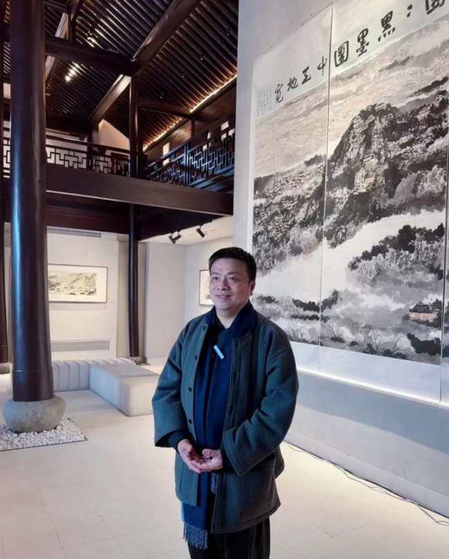 以纯粹笔墨行走天涯——林海钟迄今最大个展在京举办，展期至4月8日