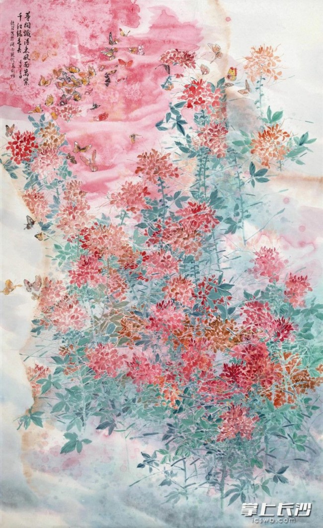 “春来花开——蒋艳篱中国花鸟画作品展”丨气象高致、韵厚味足，若一篱花艳随风香远