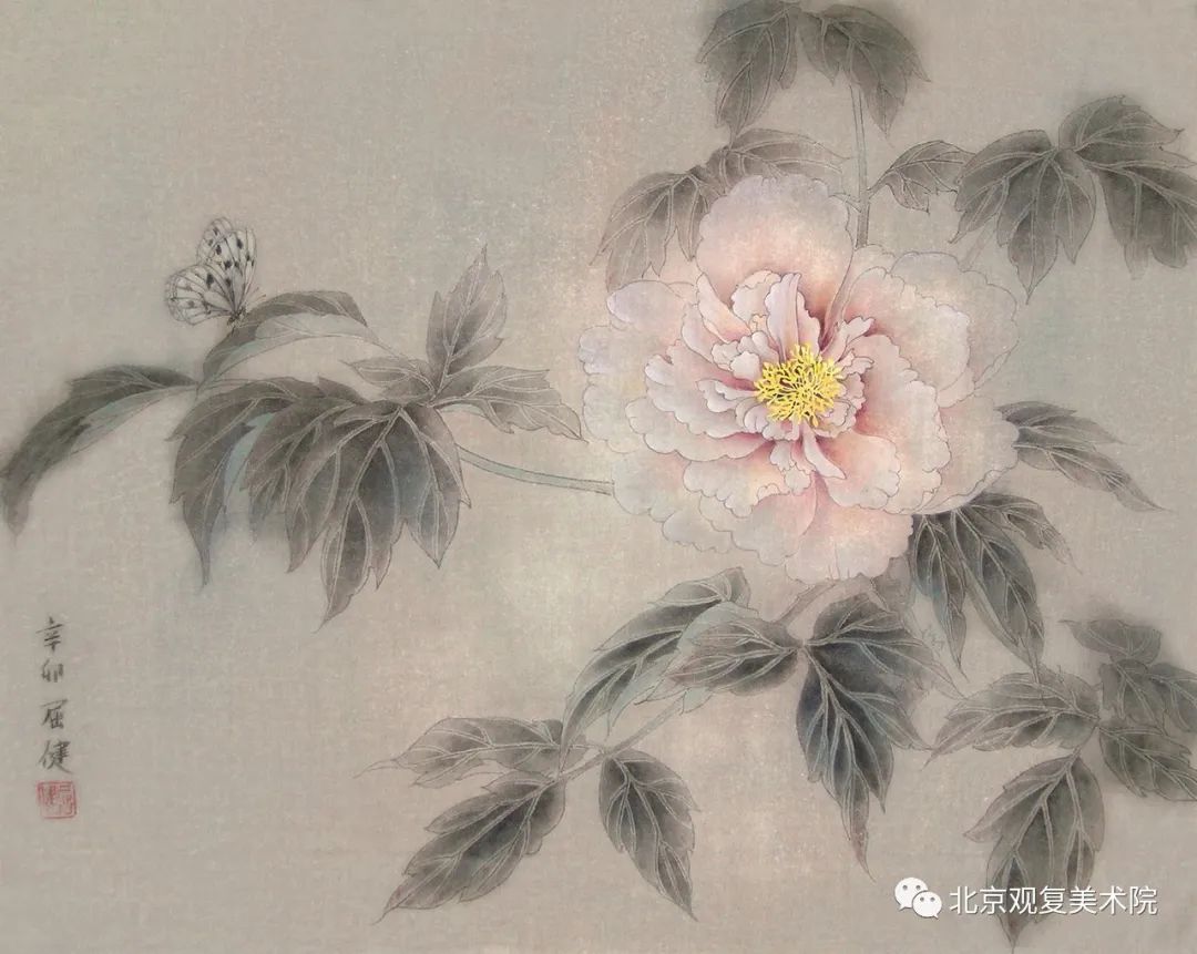 屈健·花鸟画 | 遒劲秀逸的勾勒与浓淡相宜的着色，赋予花鸟呼之欲出的鲜活形象
