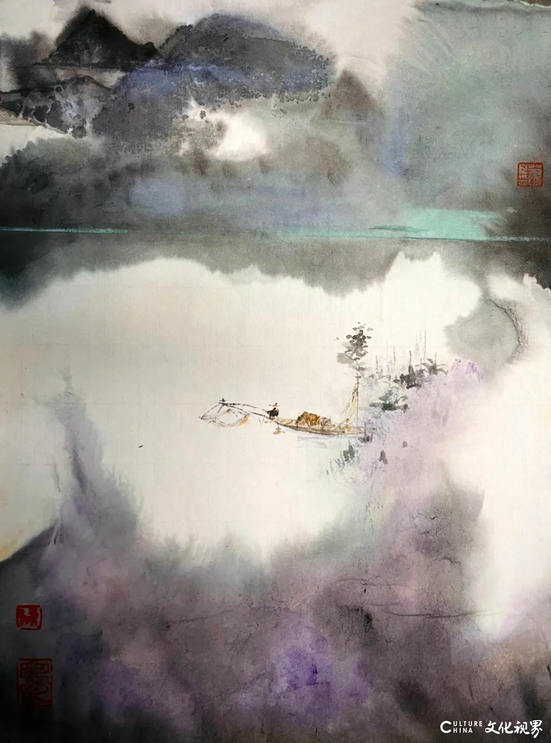 肖凡·水墨画 | 传统水墨的灰度体系中巧妙融入光色感知，令画面在浑厚中透出灵动的气韵