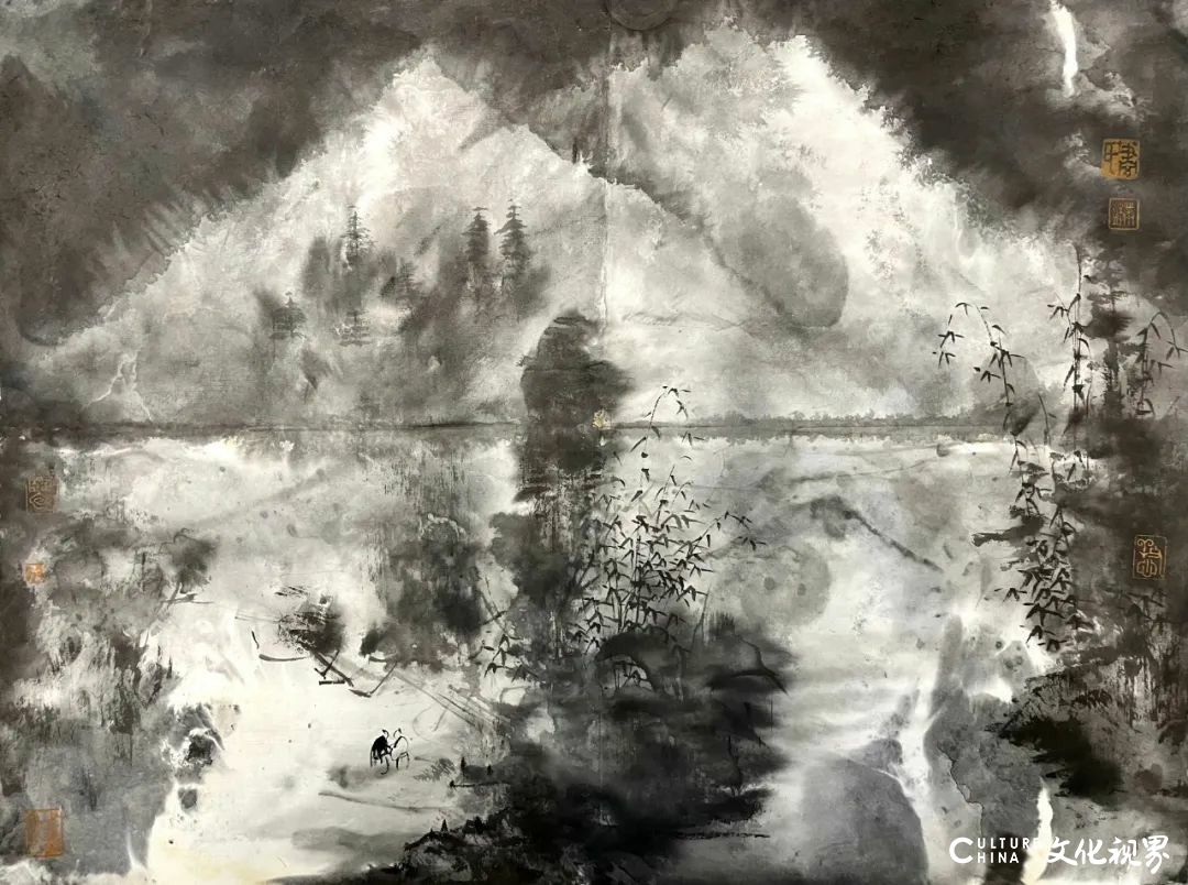 肖凡·水墨画 | 传统水墨的灰度体系中巧妙融入光色感知，令画面在浑厚中透出灵动的气韵