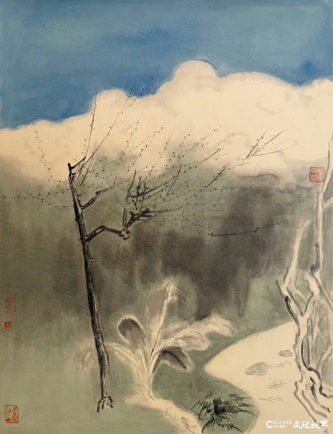 肖凡·水墨画 | 传统水墨的灰度体系中巧妙融入光色感知，令画面在浑厚中透出灵动的气韵