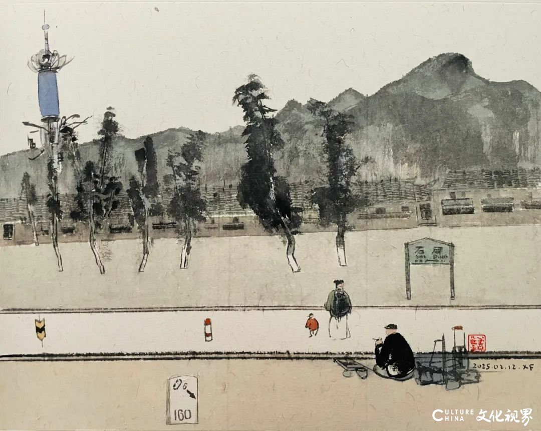 肖凡·水墨画 | 传统水墨的灰度体系中巧妙融入光色感知，令画面在浑厚中透出灵动的气韵