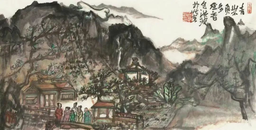 包洪波·山水画丨剥离叙事，让视觉本身成为语言