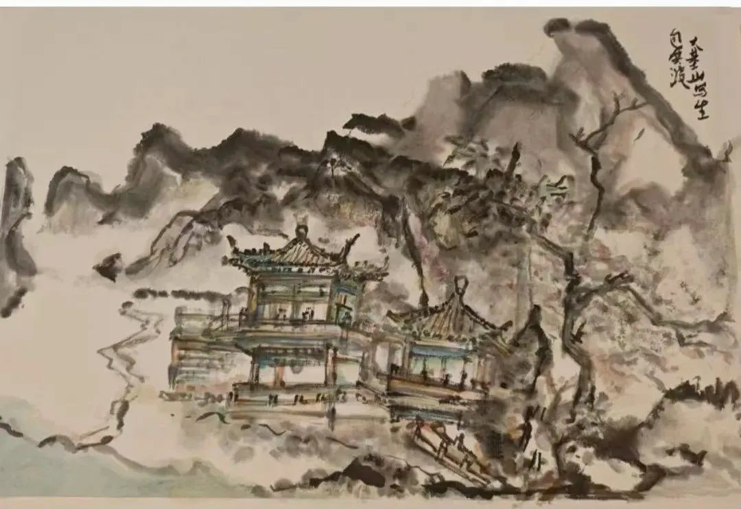包洪波·山水画丨剥离叙事，让视觉本身成为语言