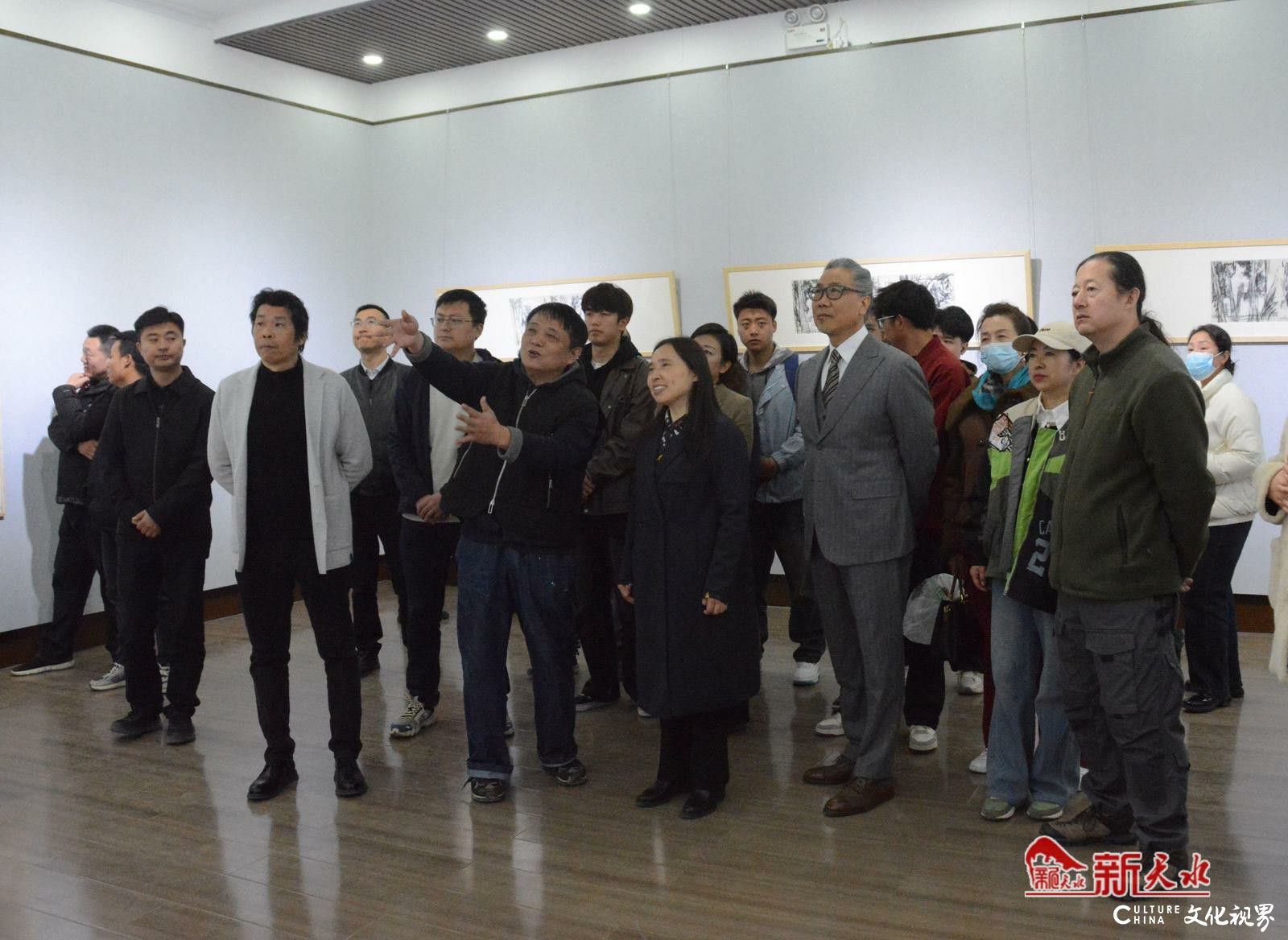 “彩墨流韵，意象天水——唐承华、张永海、颜鸿写生书画展”昨日在甘肃天水市开展