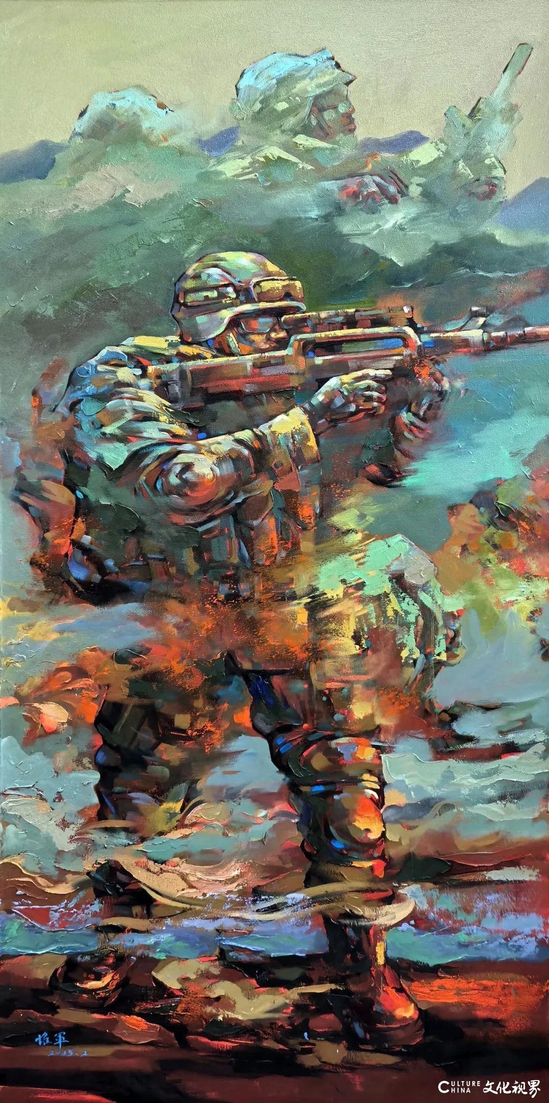“黄河之声——2025宁夏油画作品展（网络展）”开展