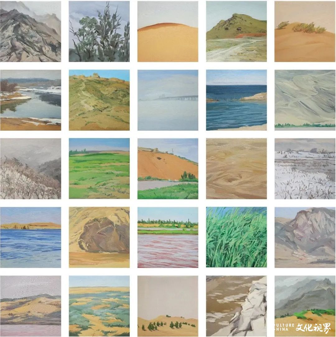 “黄河之声——2025宁夏油画作品展（网络展）”开展